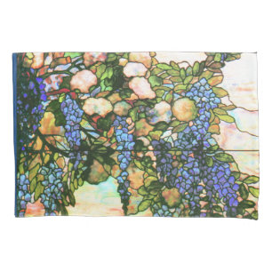 Cojín Funda de almohada del vitral de Nouveau Tiffany