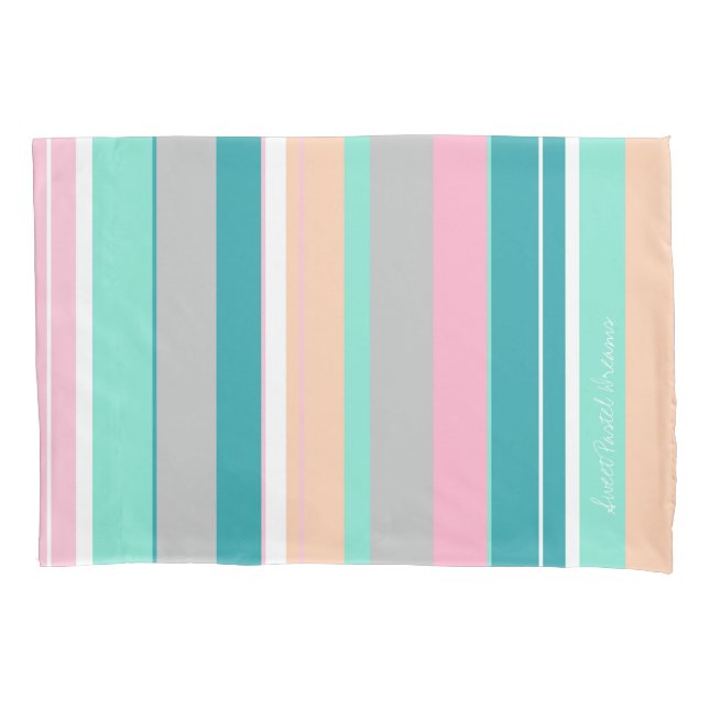 Cojín Funda de Almohada Dulces Sueños Pastel (Anverso)