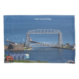 Cojín Funda de almohada Duluth Aerial Lift Bridge