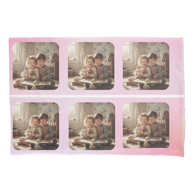 Cojín Funda de almohada elegante personalizada (Anverso)