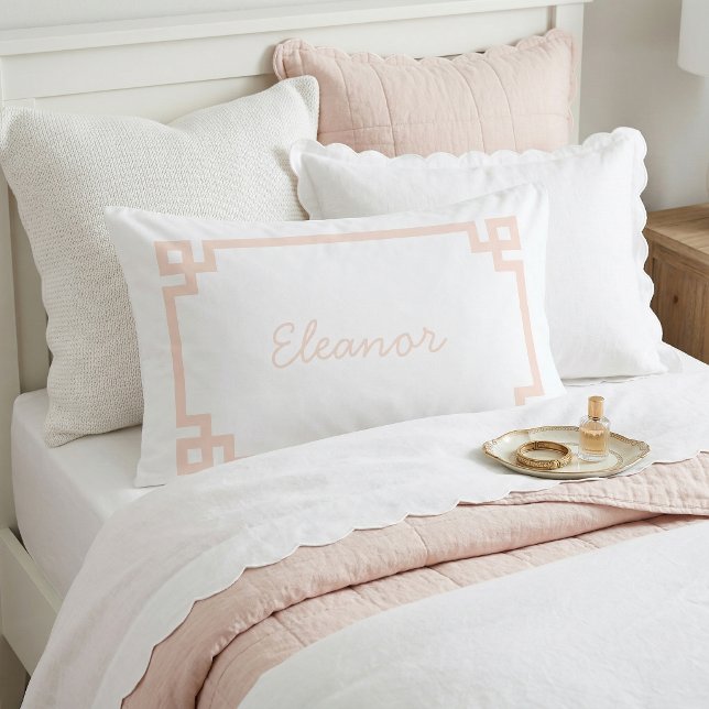 Cojín Funda de almohada estándar con monograma de clave  (Subido por el creador)