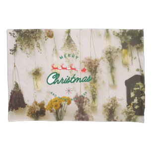 Cojín Funda de almohada Feliz Navidad