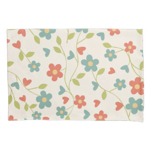 Cojín Funda de almohada floral de patrón