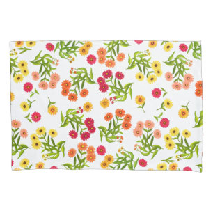 Cojín Funda de almohada floral del jardín del verano
