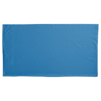 Cojín Funda de almohada gigante azul del zafiro sola
