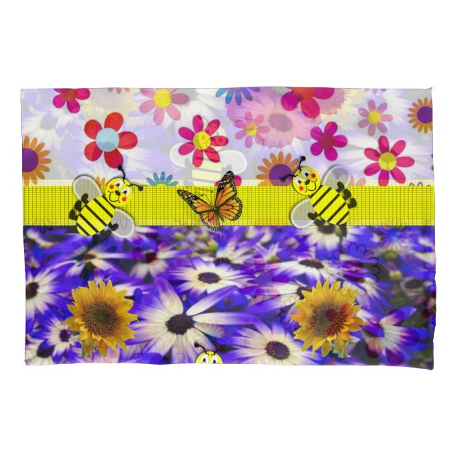 Cojín Funda de almohada girasol (Anverso)