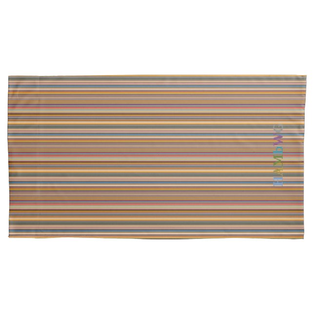 Cojín Funda de almohada HAMbyWG par - Multicolor (Anverso-izquierdo)