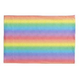 Cojín Funda de almohada helada del arco iris
