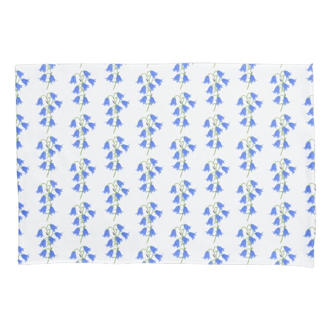 Cojín Funda de Almohada Lovely Bluebells (Anverso)