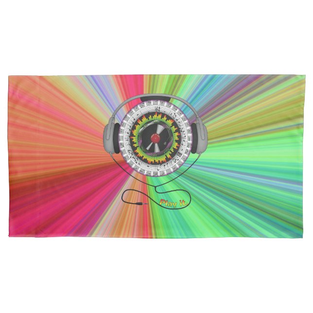 Cojín Funda de Almohada Música de la Vida (Anverso)
