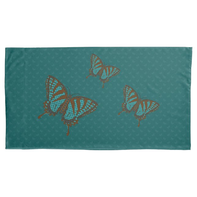 Cojín Funda de almohada Native Swallowtail (Anverso)