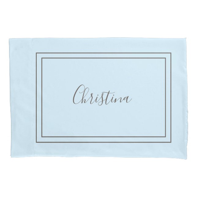 Cojín Funda de almohada personalizada (Anverso)