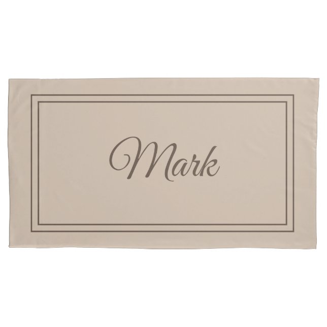 Cojín Funda de almohada personalizada (Anverso-izquierdo)