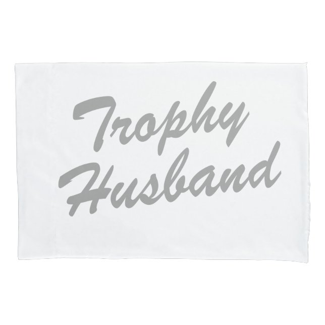 Cojín Funda de almohada personalizada para marido trofeo (Anverso)