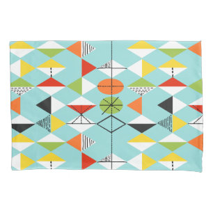 Cojín Funda de almohada retra del modelo del Harlequin
