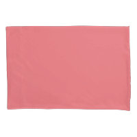 Funda de almohada rosa de tamaño simple estándar