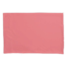 Cojín Funda de almohada rosa de tamaño simple estándar