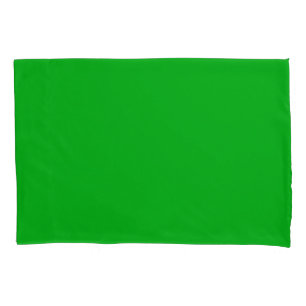 Cojín Funda de almohada verde de tamaño único estánda