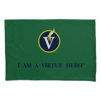 Cojín Funda de almohada VIRTUE HEROES - Verde