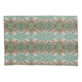 Cojín Funda de almohadas con huella de Gingko verde y de