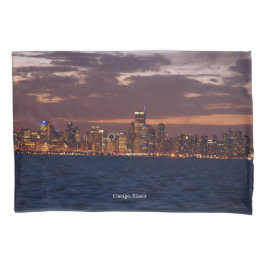 Cojín Funda de almohadas de Chicago Skyline