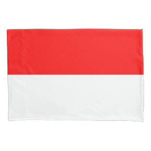 Cojín Funda de almohadas de la bandera indonesia (Indone