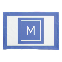 Cojín Funda de almohadas de monograma y nombre del perso