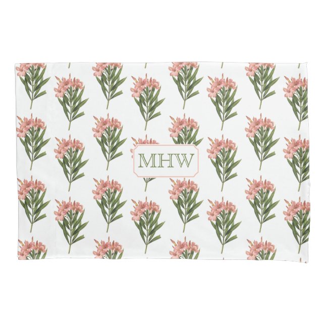Cojín Funda de almohadas de personalizado monograma 3 (Anverso)