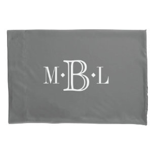 Cojín Funda de almohadas del Personalizado de monograma 