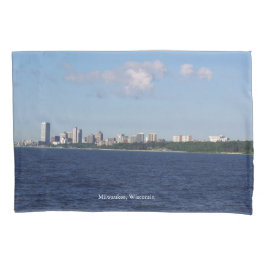 Cojín Funda de almohadas Milwaukee Skyline