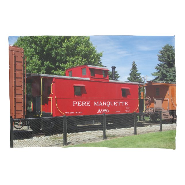 Cojín Funda de almohadas Pere Marquette Caboose A986 (Anverso)