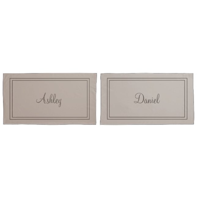 Cojín Funda de almohadas personalizado (Anverso - Set)