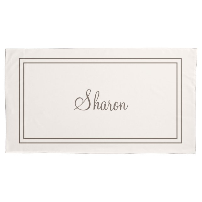 Cojín Funda de almohadas personalizado (Anverso)