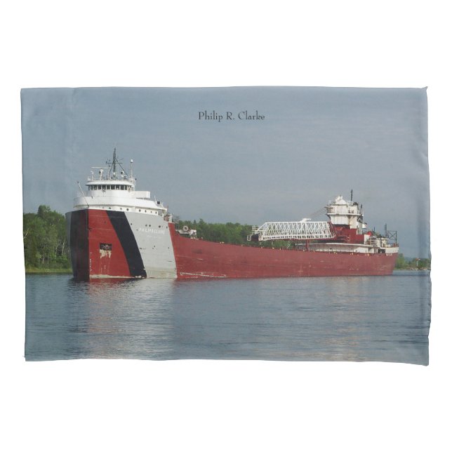 Cojín Funda de almohadas Philip R. Clarke (Anverso)