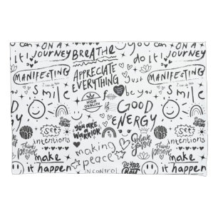 COJÍN FUNDA DE LA PILOTA DE AFFIRMATIONS