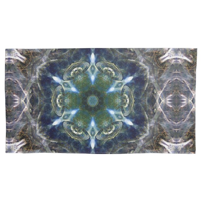 Cojín Funda de Pillow de Folk Mandala (Anverso)