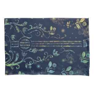 Cojín Funda Pillow de la guitarra floral
