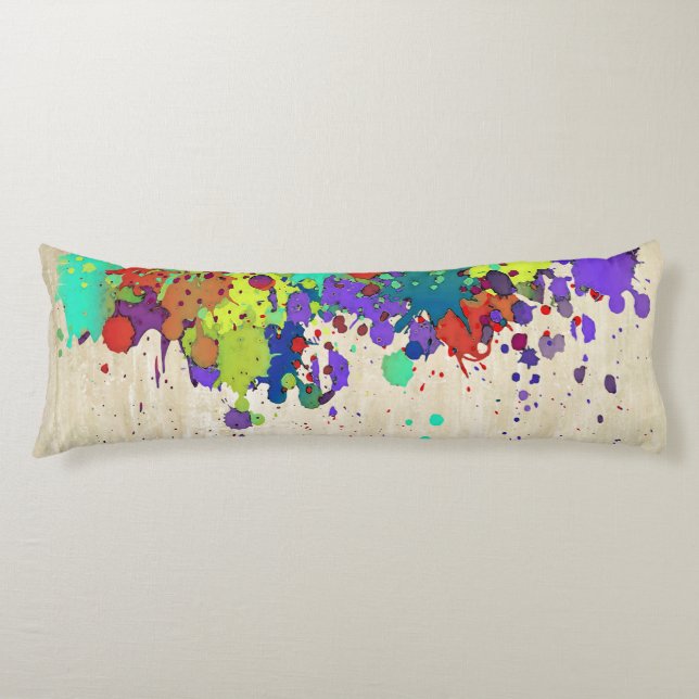 Cojín FUNNY COLOR SPLASH I + tus ideas (Anverso)