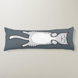 Cojín Gato de la frotación del Belly - Tabby gris