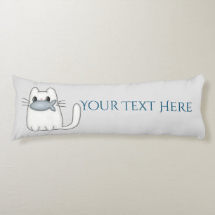 Cojín Gato lindo con pescado de premio