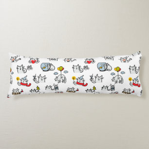 Cojín Gatos divertidos, leche y magia.