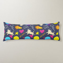 Cojín Gatos espaciales cortos