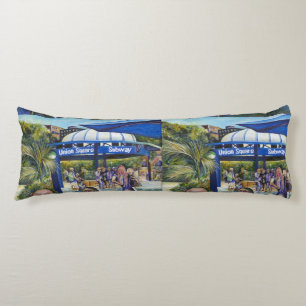 Cojín Gente apasionada jugando en el parque, Nueva York