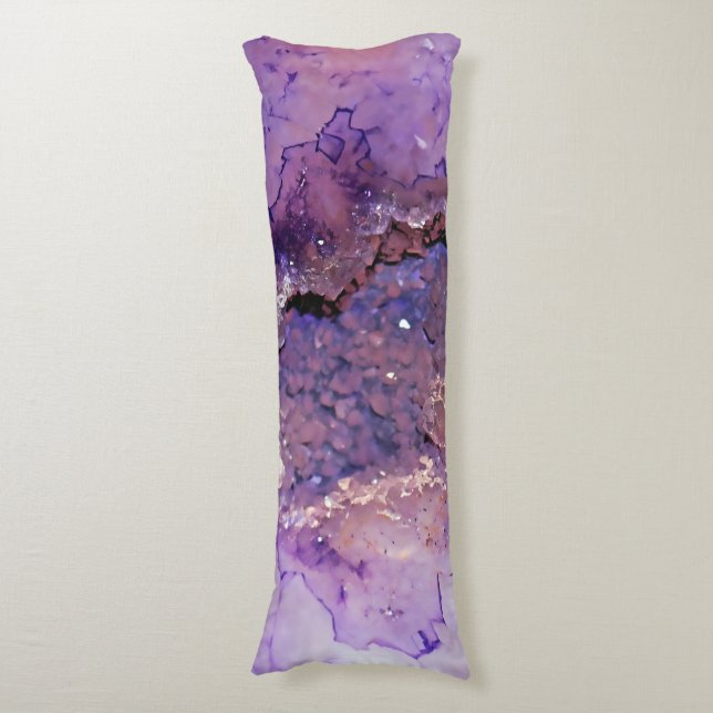 Cojín Geode de Amethyst Falln (Frente vertical)