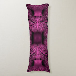 Cojín geometría de patrón de magenta fractal