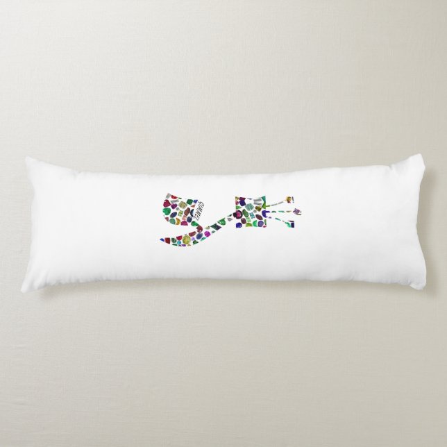 Cojín Gimmel - Letra hebrea (Anverso)