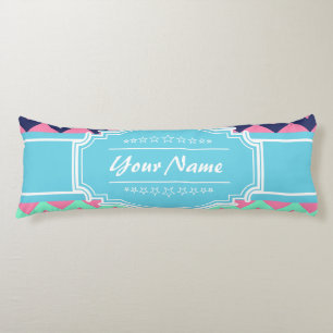 Cojín Girly Chevron Personalizado   N1