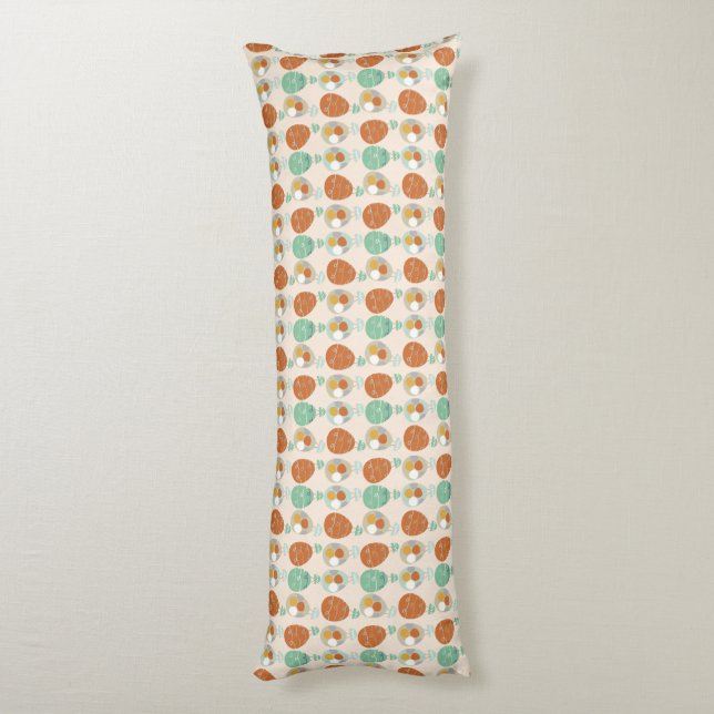 Cojín Globos caprichosos de aire caliente (Atrás (Vertical))