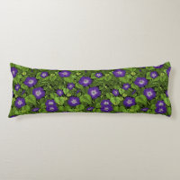 Gloria matutina en morado y verde
