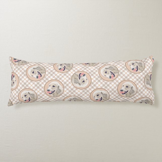 Cojín Golden Retriever Pintura Cute Arte Perro Original (Anverso)